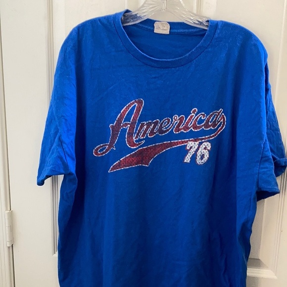 FINAL MARKDOWN America 76 tee xl - Picture 1 of 5